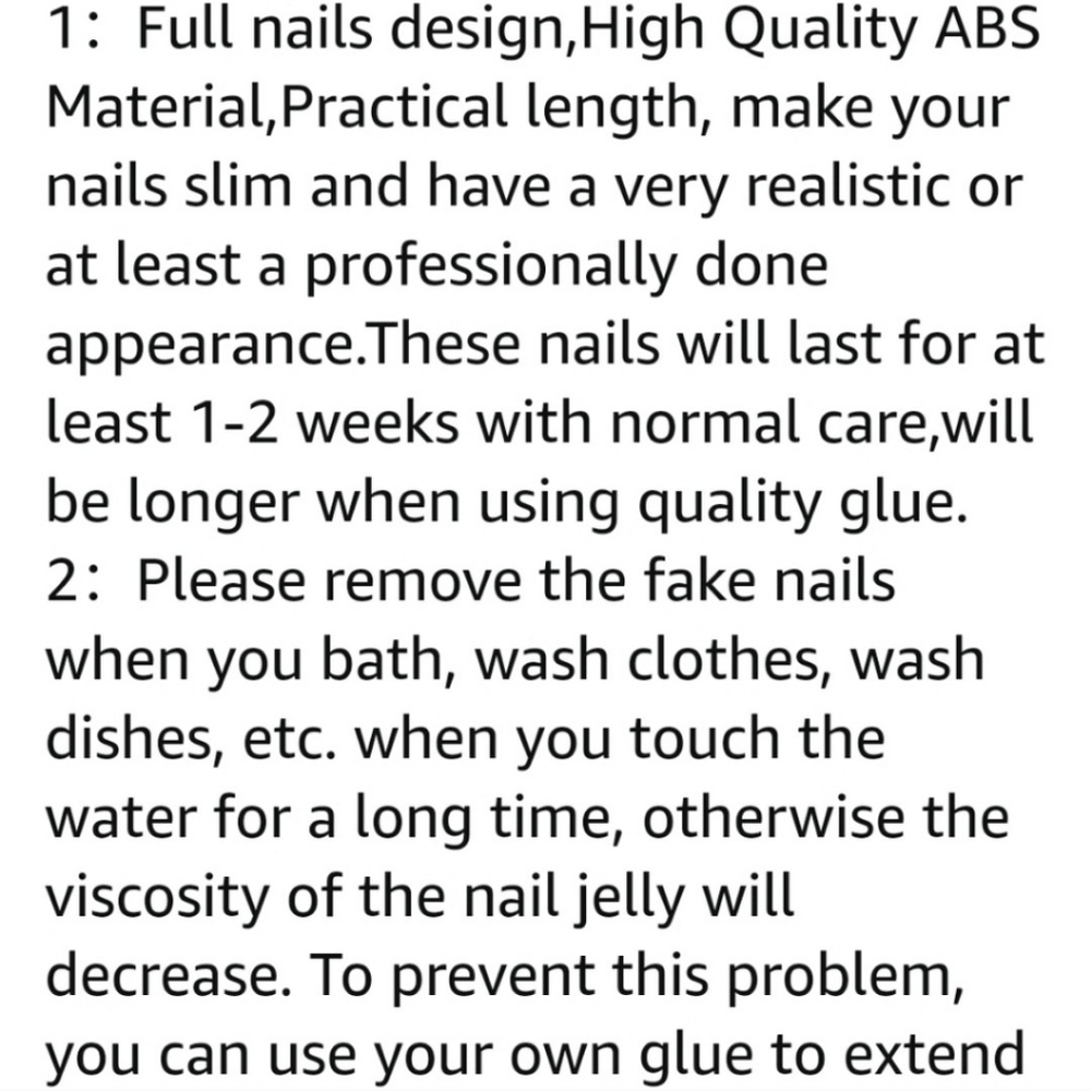 SILVER CHROME MIRROR PRESS ON GLUE ON NAILS 💅 SALON QUALITY GLUE & FILE - Picture 8 of 14